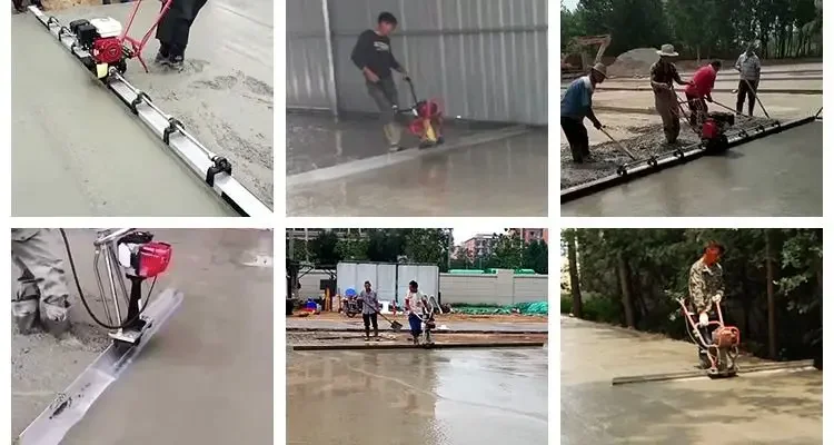 Новый инструмент для бетонной отделки шпатель из углеродистой стали дорожного строительства вибрационная линейка стяжка машина выравнивания бетона