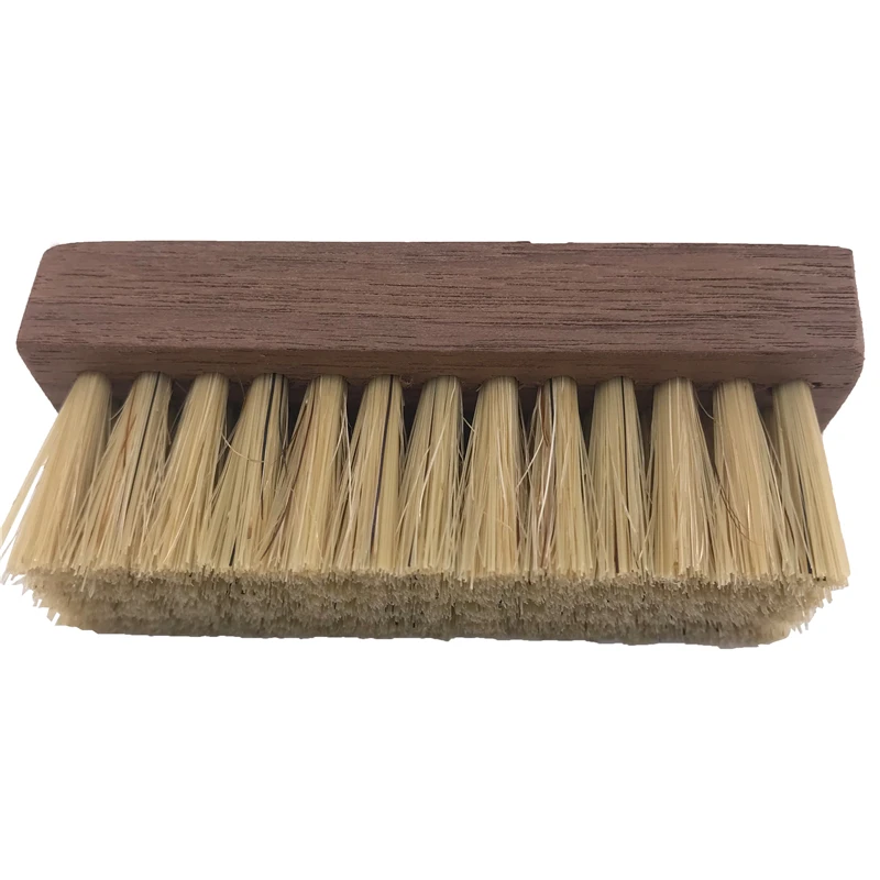 
Premium Natural Walnut Wood Handle Soft Hog Hair Bristle Shoe Brush for Cleaning Leather Suede 