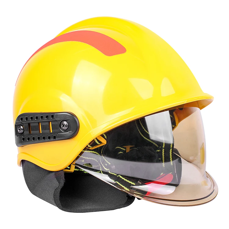 CE approval Impact&Heat- Resistance Eourpean-style Firefighting Safety Helmet for Wildfire Firefighting