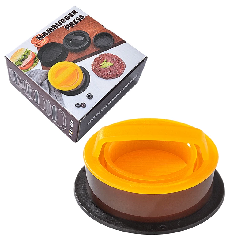 New Product ideas 2023 Round plastic Patty press kitchen accessories Hamburger meat press for hamburgers