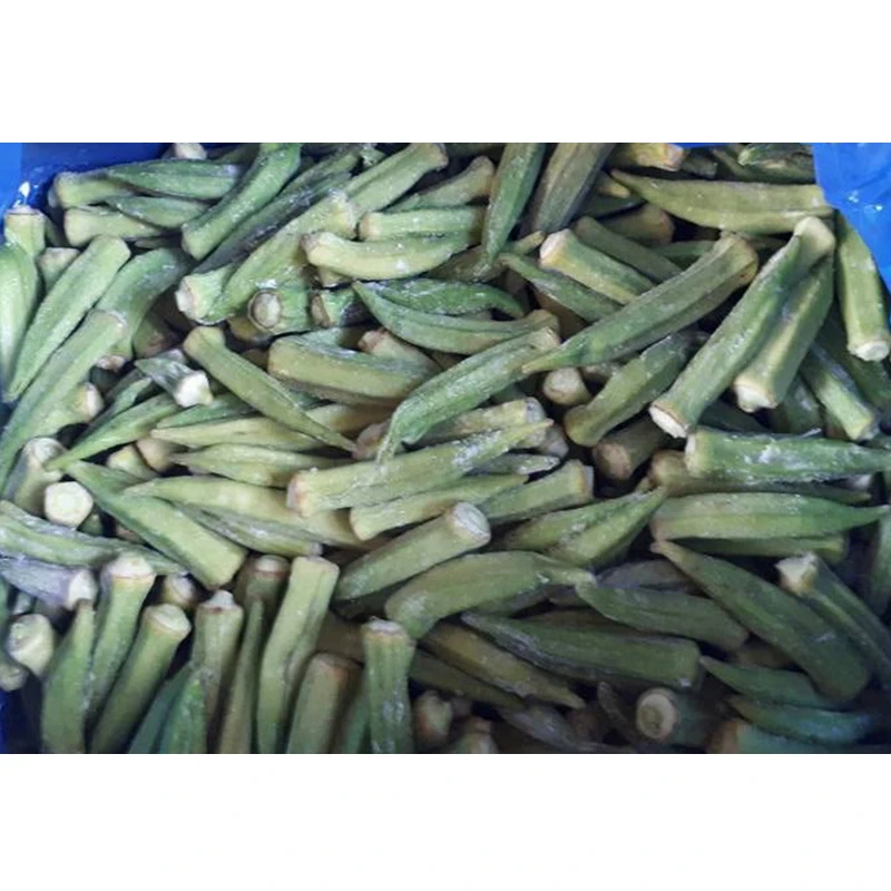 Премиум свежий Замороженный IQF Овощной замороженный Okra полностью свежий замороженный зеленый Okra