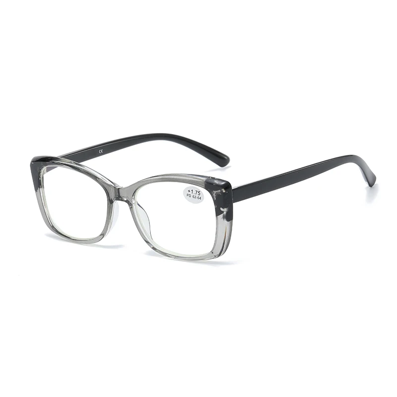 21189S full rim TR frame presbyopia minus cat eye supplier wholesale women corrective eyeglasses flexible Reading Glasses