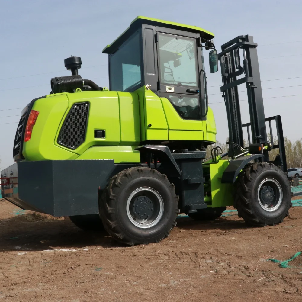 Rough Terrain Forklift Truck 3ton 4 Ton Diesel Forklift for Sale 3 Ton Forklift in High Working Condition