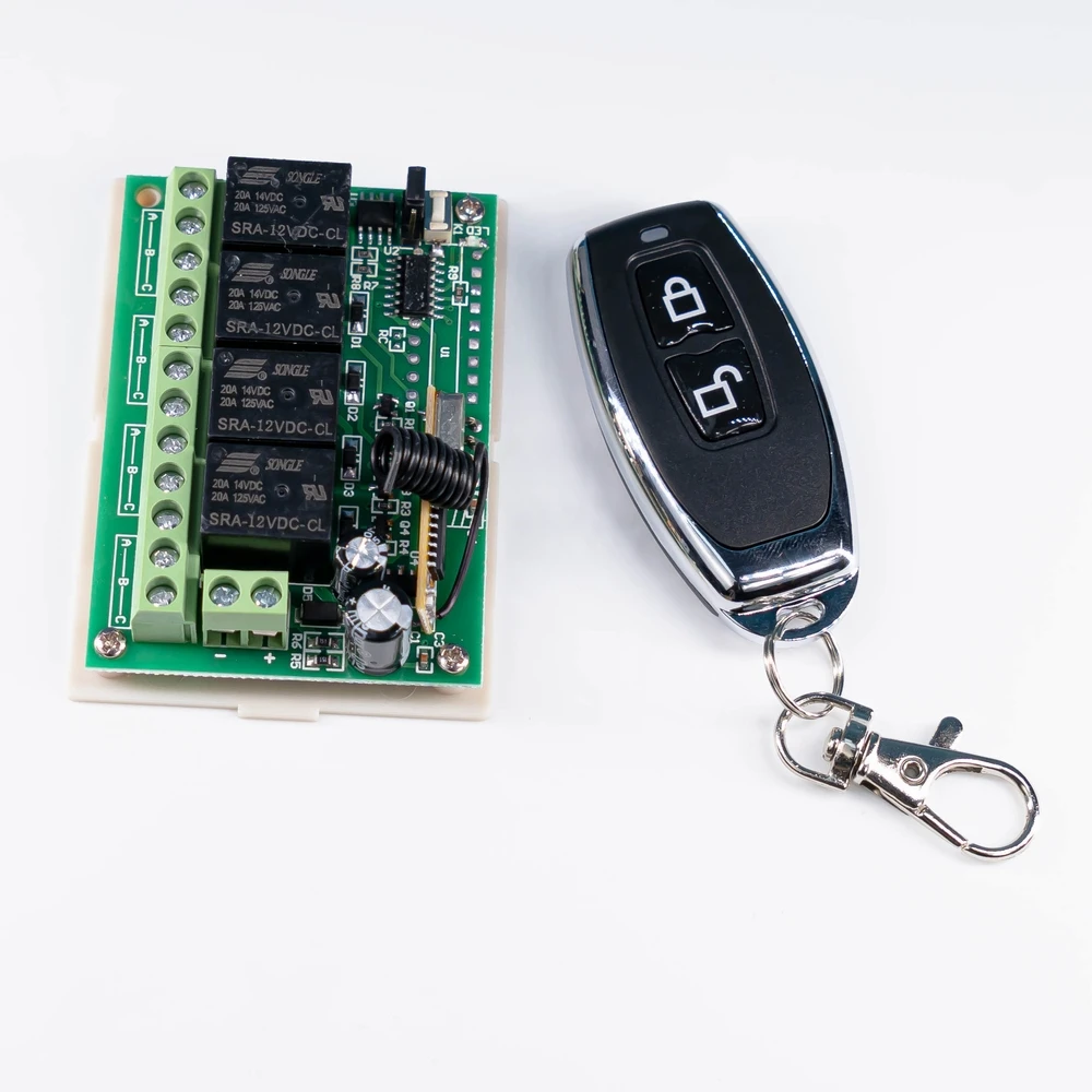 433.92MHZ 4 Channel Remote Controller Universal Duplicator For Home Electric Garage Door Gate Car Remote Clone Code 433MHz