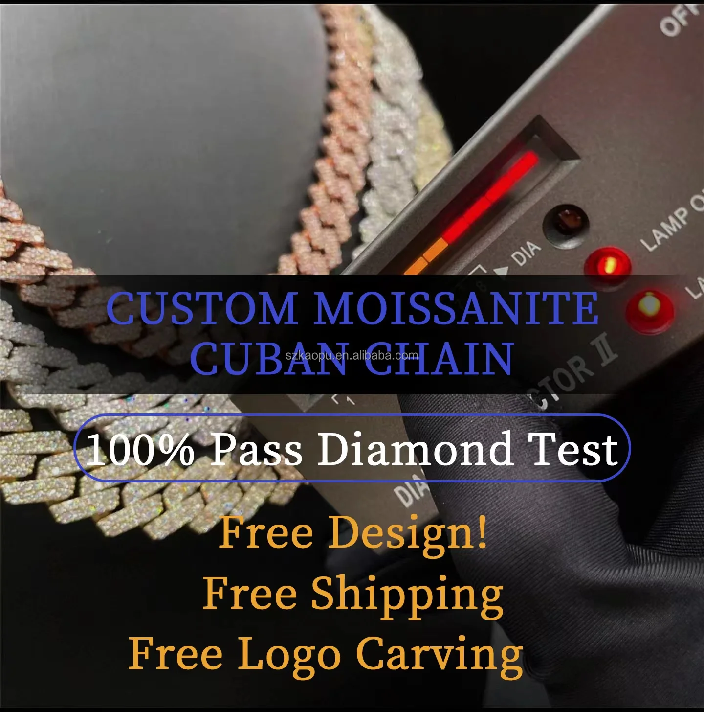 iced out hip hop jewelry Accept Customization Men Luxury Watch Iced Out VVS Moissanite Watch Bling Diamond Watch