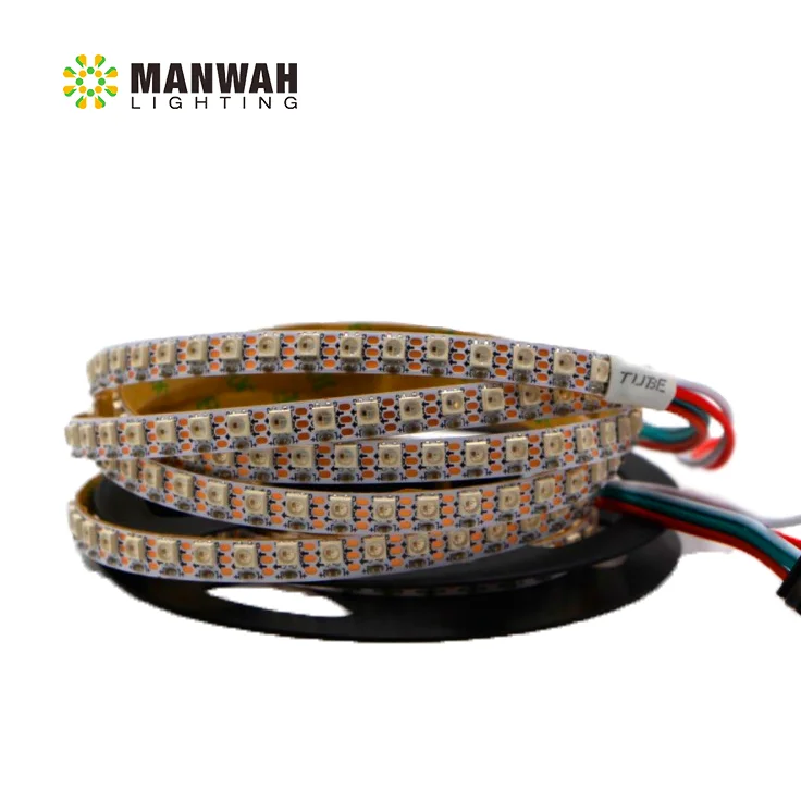 Миниатюрная светодиодная Пиксельная лента Ws2812b шириной 4 мм 5 3535 60 светодиодов/м индивидуальная адресная гибкая Sk6812