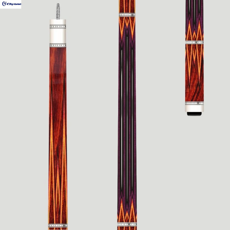 korea style ebony wood with diamond inlay carom cue