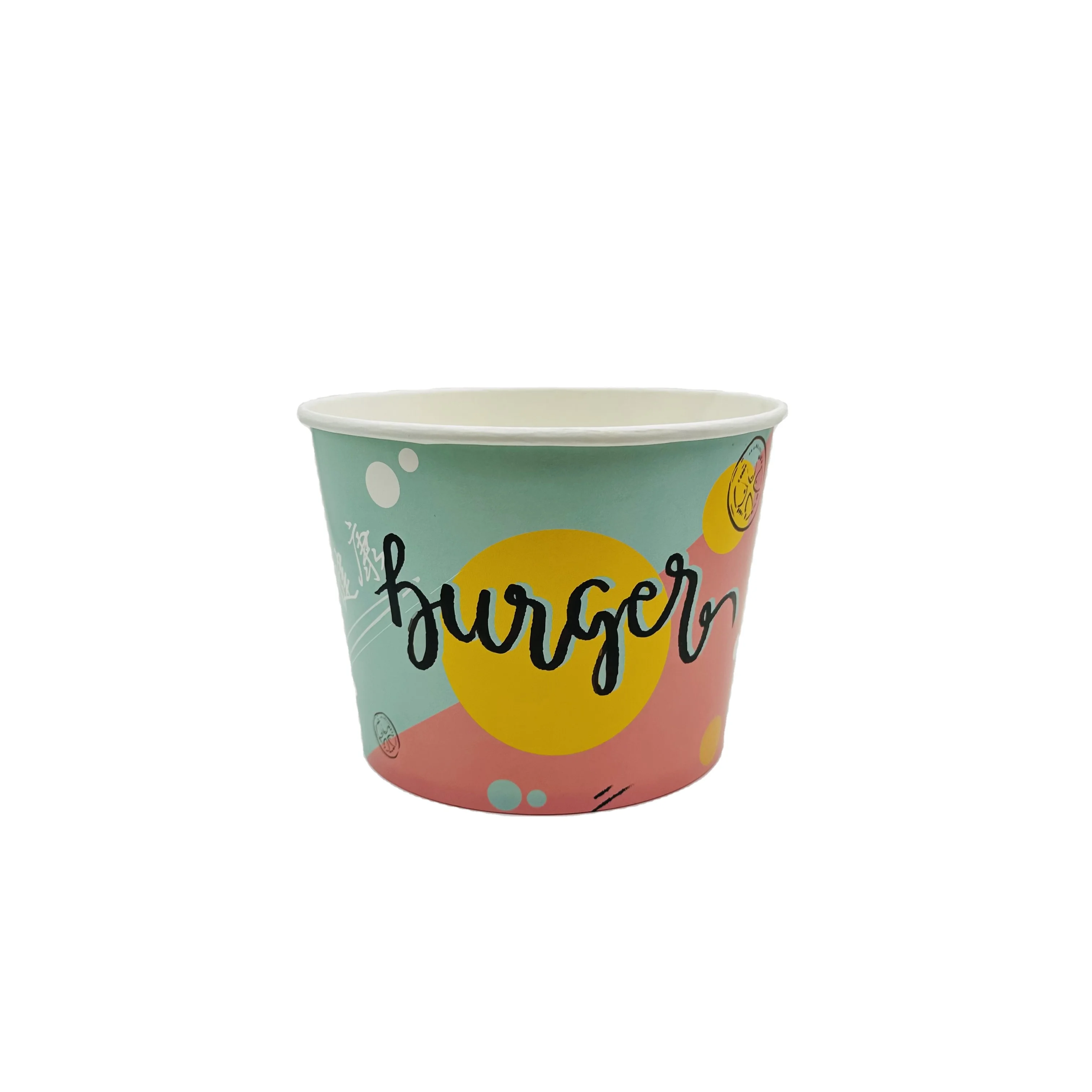Food Grade 32oz 46oz 64oz 85oz 130oz 150oz 170oz Paper Popcorn Cup Popcorn Bucket