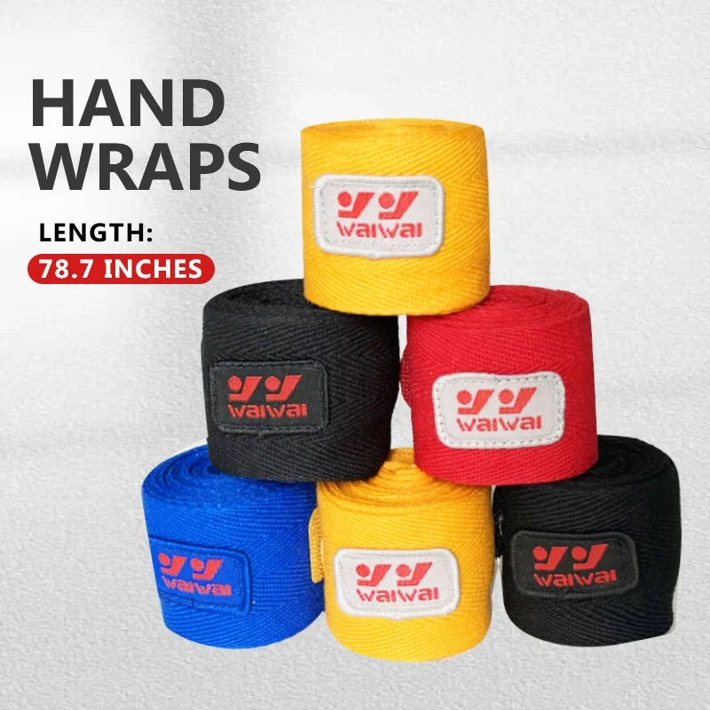 Accept Custom Length Gym Use Boxing Bandage Hand Wraps for Weightlifting Use