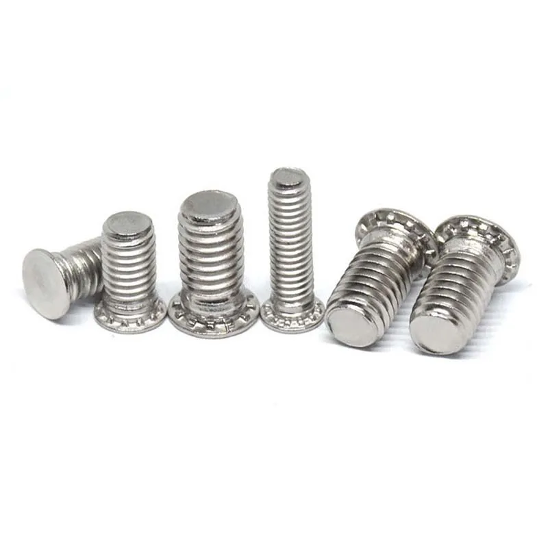 M3 Blue White Stainless Steel 304 Round Flat Head Studs Pressure Rivet Screw