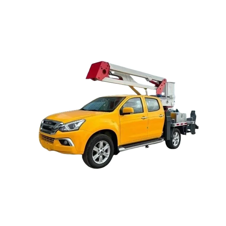 Best ISUZU Pickup 14-M aerial work Platform vehicle Insulated Bucket Truck high altitude work vehicle overhead working Truck