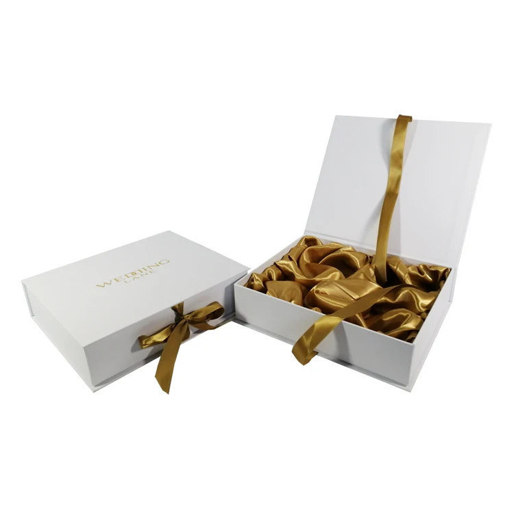 
Factory Directly Headwear Crown Jewelry Hair/Wig Extension Packaging Boxes Custom Stamped Logo Amazon Box 