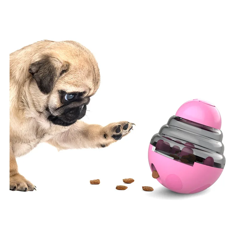 Free Sample Interactive Treat Small Dog Toys Pet Puzzle Slow Food Dispenser Toy Ball Pet Toys