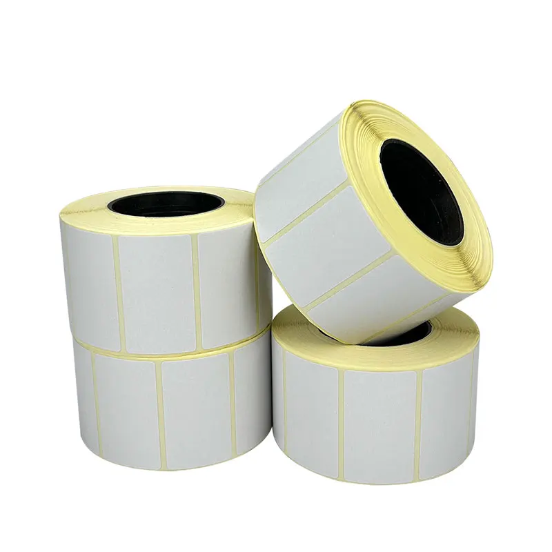Manufacturer special price direct sales yellow background thermosensitive adhesive label 43 * 25