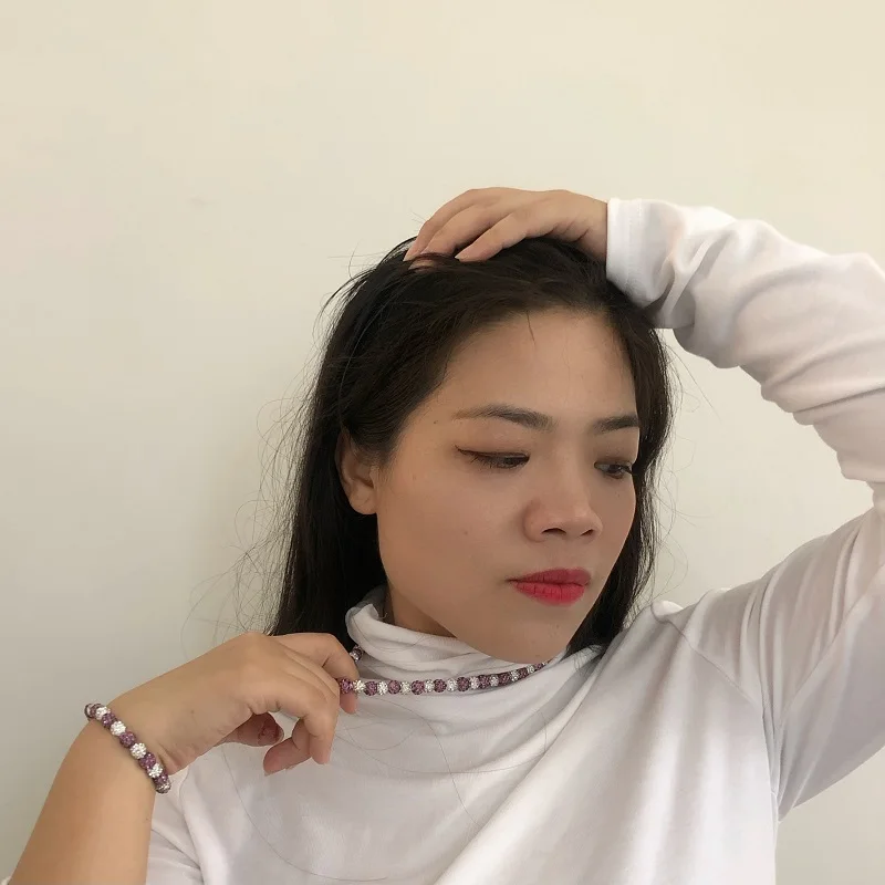 2024 new design fashion women accessories non tarnish clay beads necklace bracelet luxury jewelry sets for women