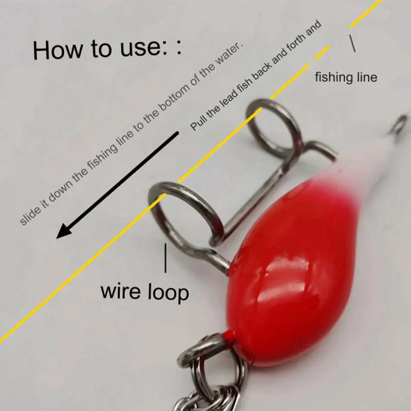 Get Back Wobbler Never Miss Bait Fishing Tackle Plug Snag Away