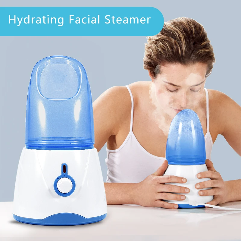  Professional High Quality Home Use Nano Ionic Mist Spray Warm Steam Stand Facial Steamer for Skin