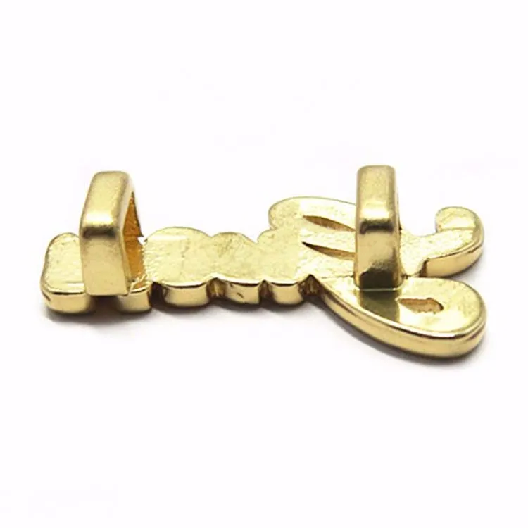 Custom Gold Shoe Labels Lace Tag