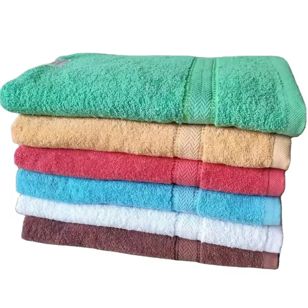 Ultra Soft absorbent and middle weight Cotton Bath Towels - Natural, luxurious Bath Towel Set - 4 Piece classical plain color