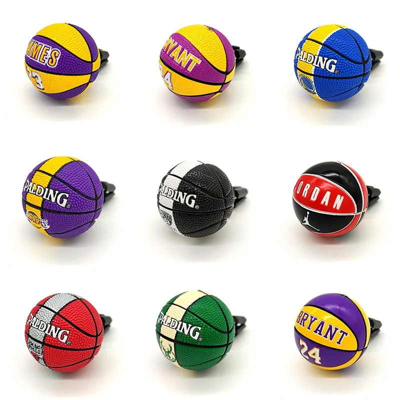 Hot Selling New Promotion Basketball Mode Diffuser Clip Car Air Freshener With Car Air Outlet Fragrance