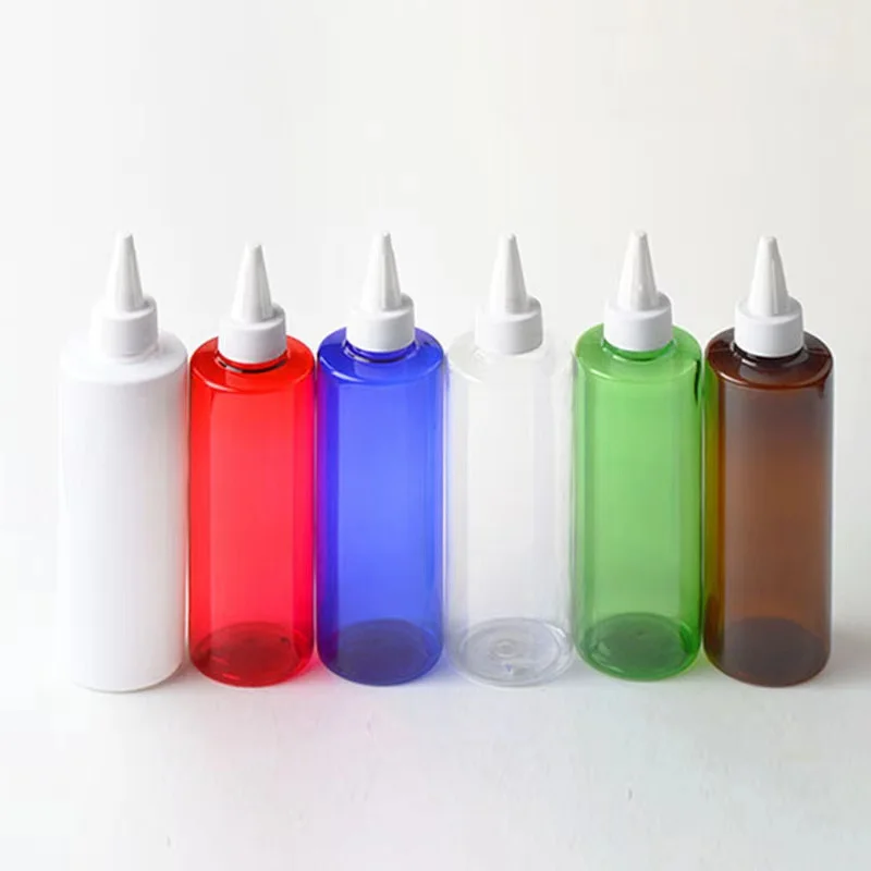 100ml pink Soft Hair Oil Dye Squeeze Applicator Packaging 120ml squeeze tube bottle With Twist Cap for hair