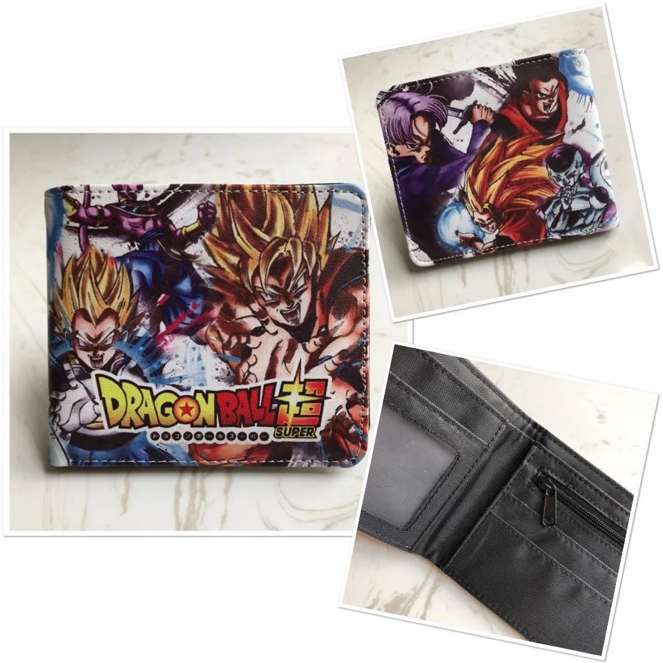 Классический аниме кошелек Goku Super Saiyan студенческий держатель для карт