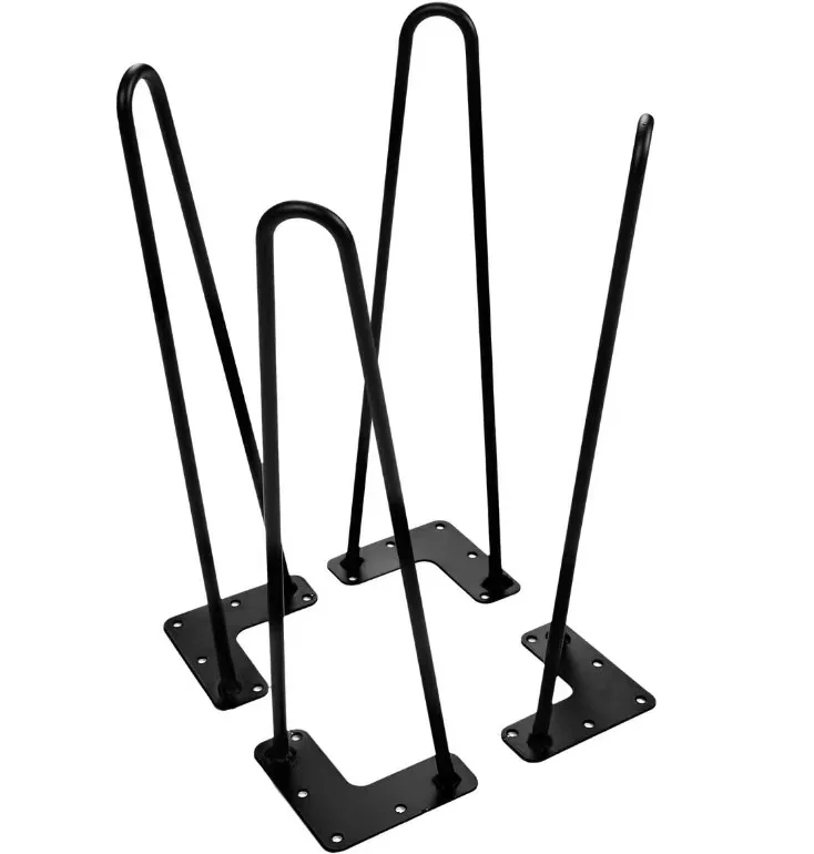 Best Iron Coffee Table Hairpin Shaped Legs for Second and Third Line Solid Hollow Table Legs