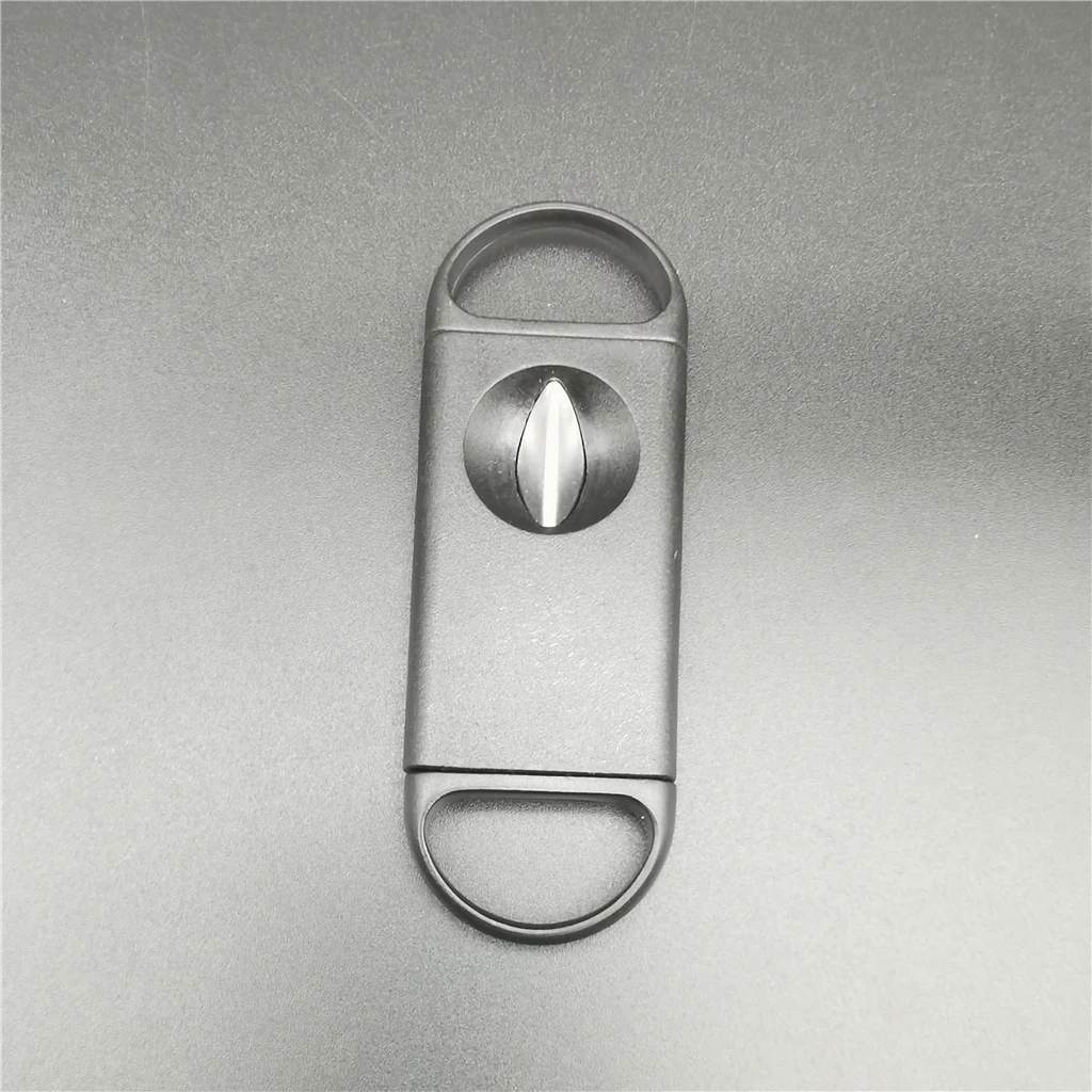 Hot plastic cheap single blade custom logo novelty premium gift metal luxury customized v cut guillotine cigar scissor cutter