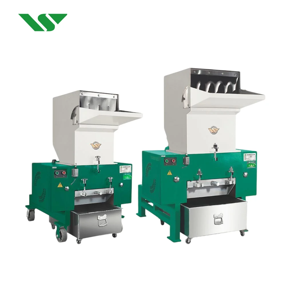 Wensui Oem мощная функциональная полиэтиленовая полипропиленовая машина для переработки ПВХ пластиковых отходов дробилка