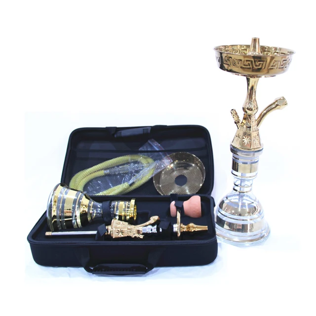Современный дизайн с алюминиевым покрытием Египетский кальян Khalil Mamoon