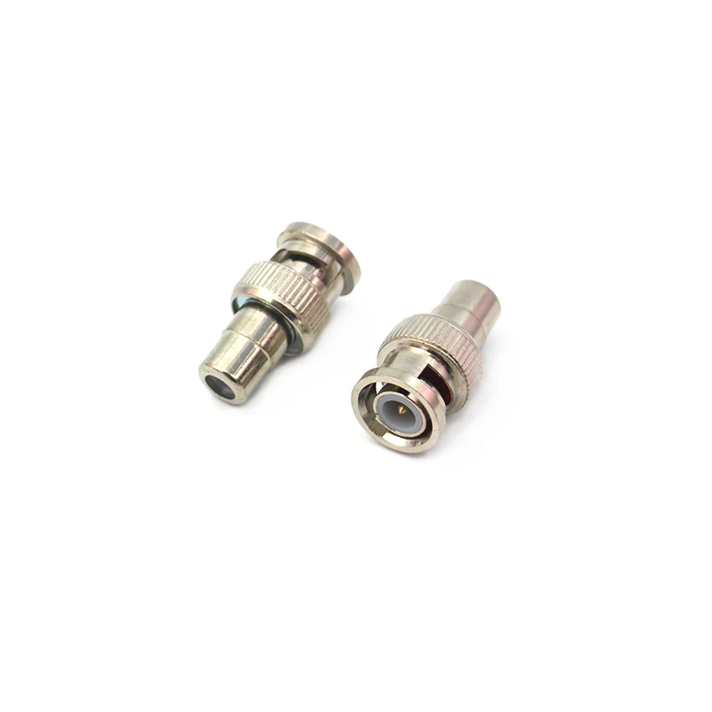 BNC-L103 Pure Copper Core BNC male to RCA female connectors bnc to rca converter with CE ROHS FCC Certificate