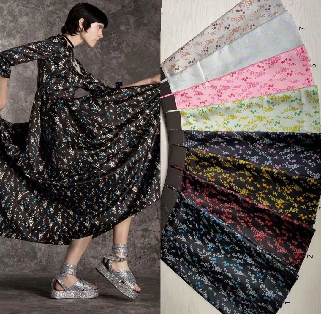 158gsm Polyester Office Lady Cloth Fabric Brocade Woven Brocade Fabric