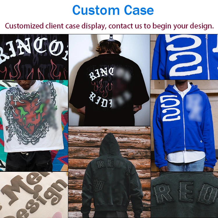 Cracked Graphic Print Tee Shirt Acid Wash Oversized Tshirt Custom Streetwear Clothes Double Layered Long Sleeve T-shirt for Men