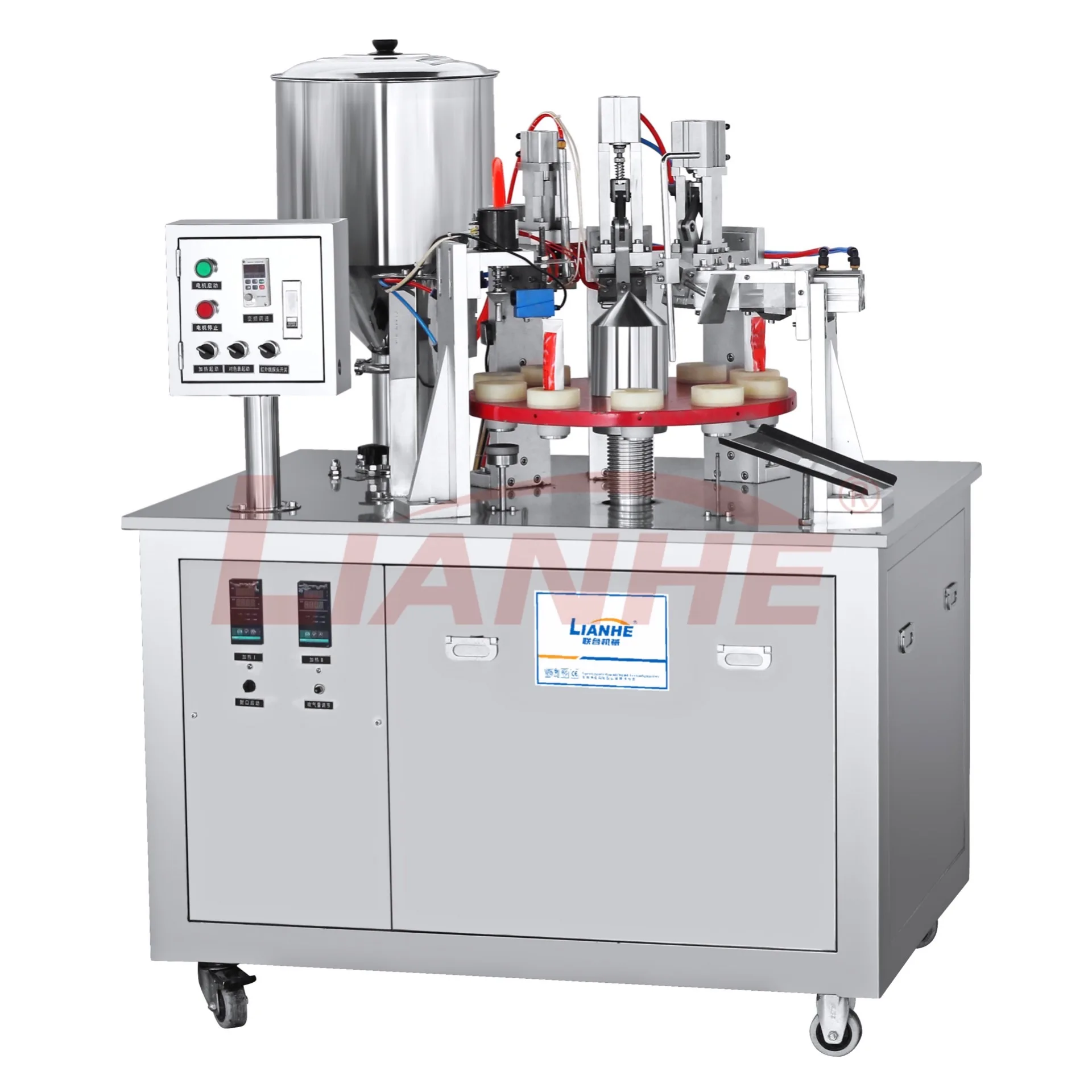 Automatic Aluminium Plastic Tube Filling And Sealing Machine Cosmetic Toothpaste Cream Lotion Filler And Sealer