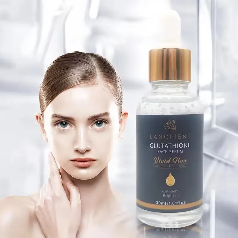 Private Label L-Glutathione Vitamin C Skin Care Whitening Essence Hyaluronic Acid Amino Acid Whitening anti-aging Face Serum