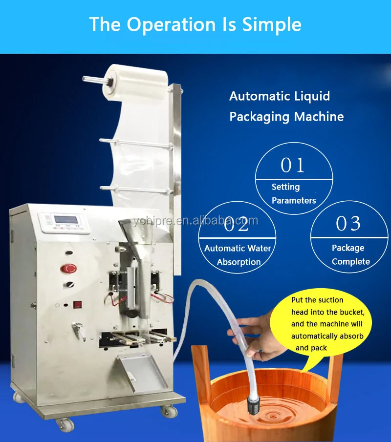 Automatic Vertical Pouch Sachet Water Filling Packing Machine Bag Water Liquid Sachet Packing Filling Sealing