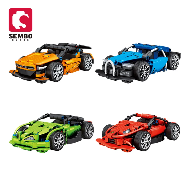 Конструктор SEMBO Детский развивающий 7000-7003 883 шт.