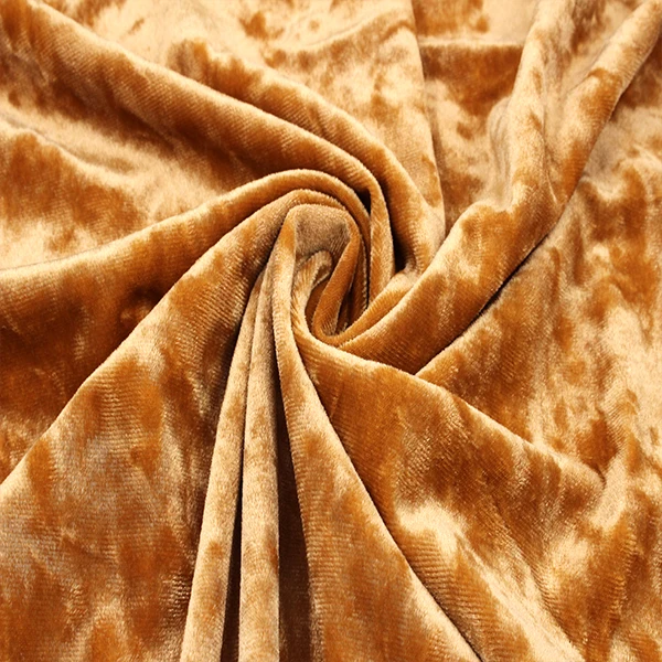Korea Velvet Polyester Spandex Ice Crushed Diamond Velvet Fabric (1600309117935)