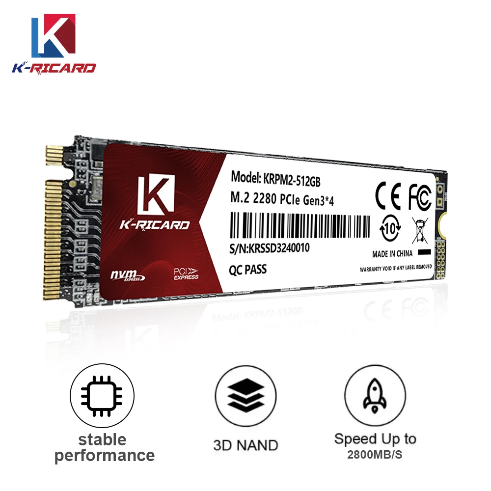 2024 Original Kingrich nvme m.2 ssd 256GB 512GB 1TB Internal Solid State Drives