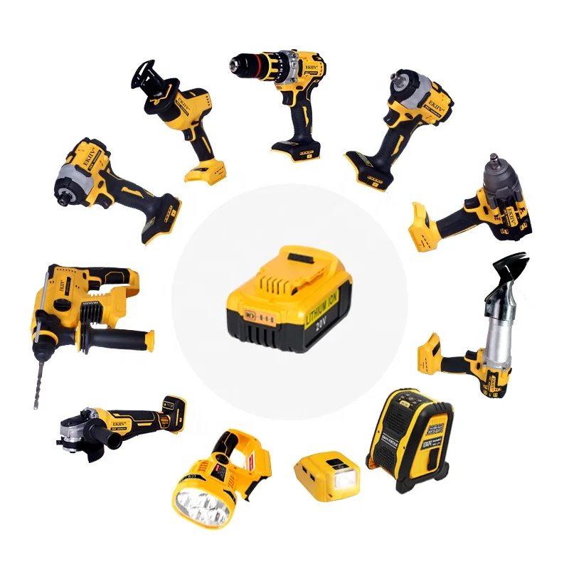 EKIIV Highest Grade of Tool Set Dw2106 Series Customized Industrial ekiiv 20-v max 15-tool lithium cordless combo kits