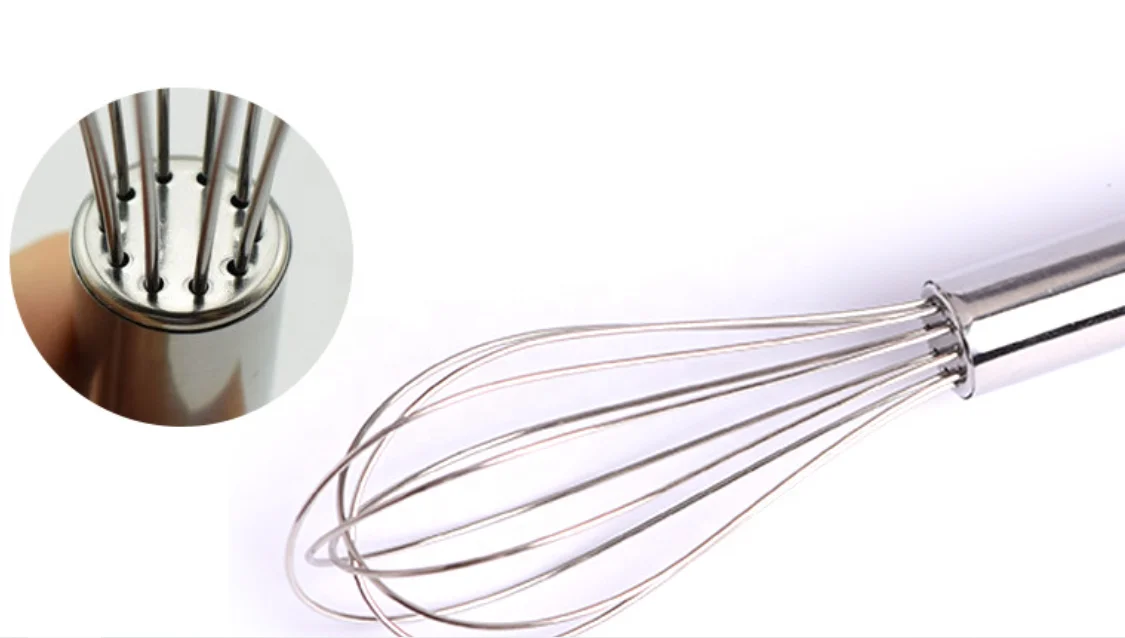 Ручной душ с круглой ручкой из нержавеющей стали Яйцо ручной блендер яйцо блендер для выпечки кухонная утварь яйцо колотушки