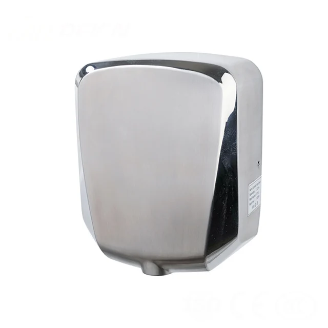 
Automatic Hand Dryer for Toilet Stainless Steel High Speed Jet Air Hand Dryer with HEPA Filter  (1600054969687)