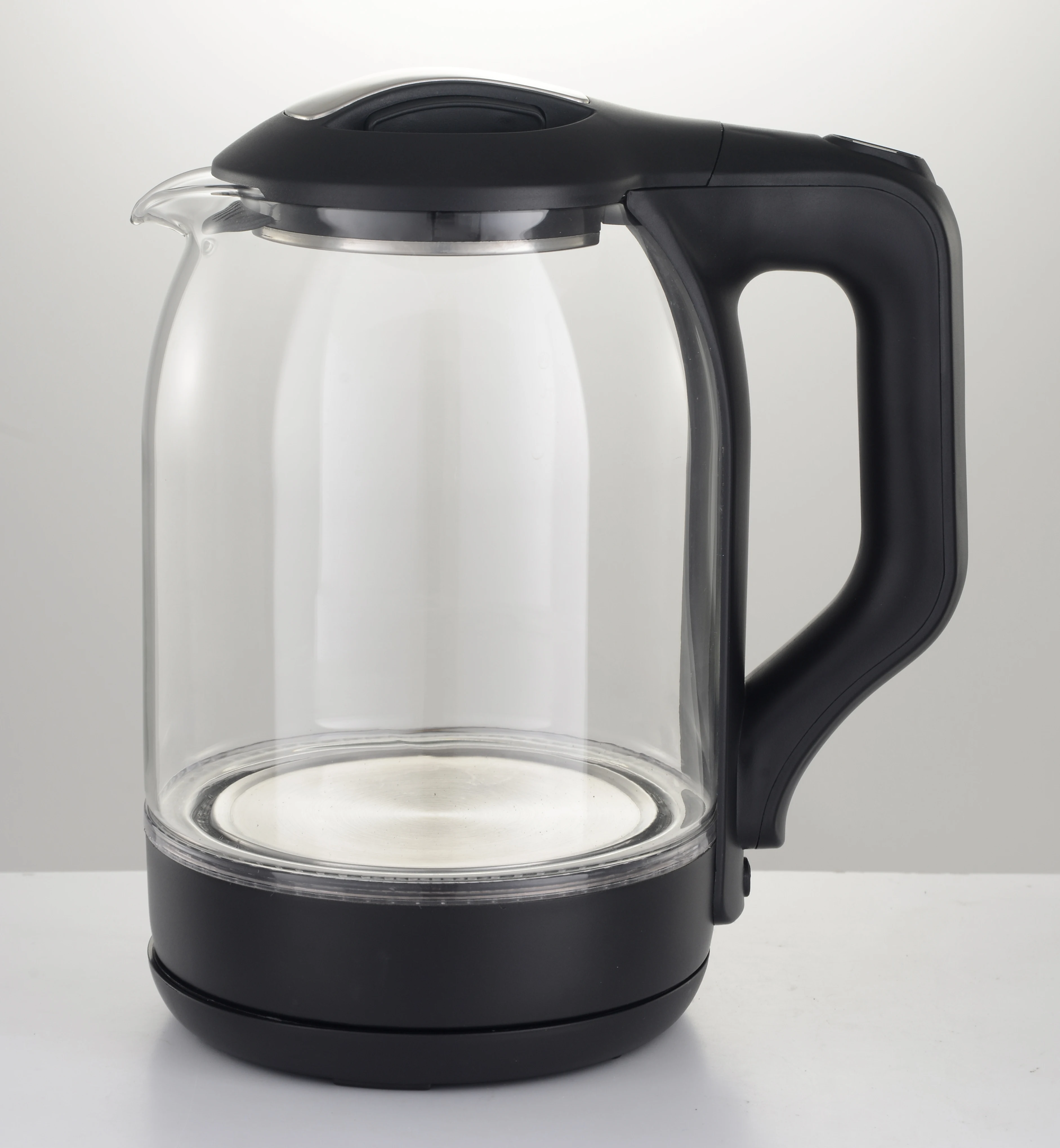 Электрический чайник синий светодиодные стеклянный чайник 1500 Вт смарт свисток Чайник Быстрый нагрев кипения здоровья горшок 220V