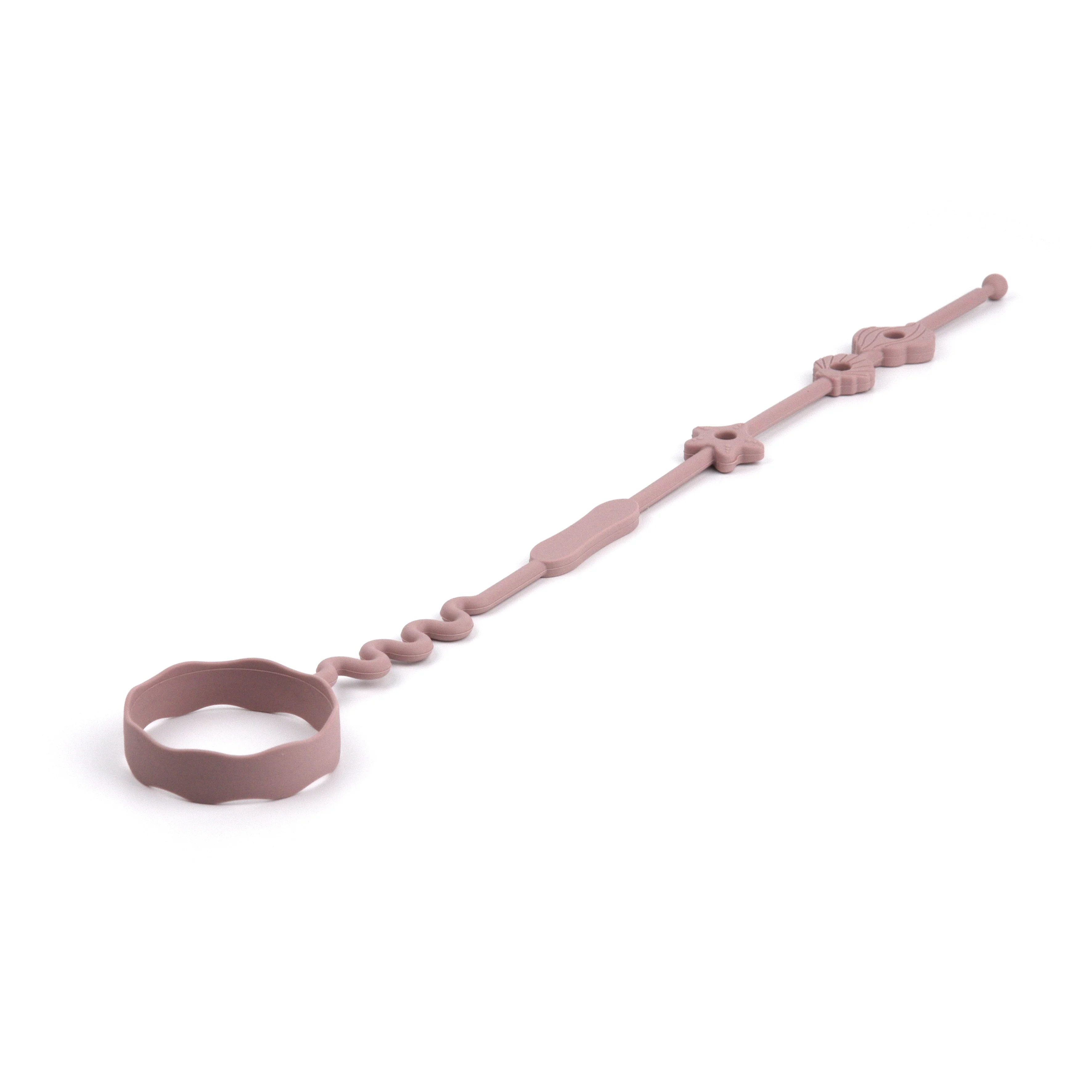 Multi-Function Pacifier Chain Baby Dummy Chains Silicone Nipple Teether Chain for Babies