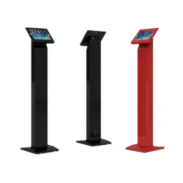 Navigator Series Exhibition Floor Tablet Stand & Enclosure for ipad with Lock