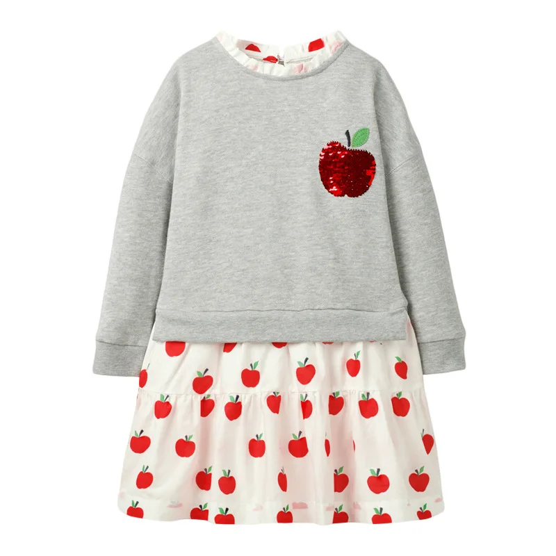 
2020 wholesale baby clothes cotton cloth children clothing girls t-shirt dresses 
