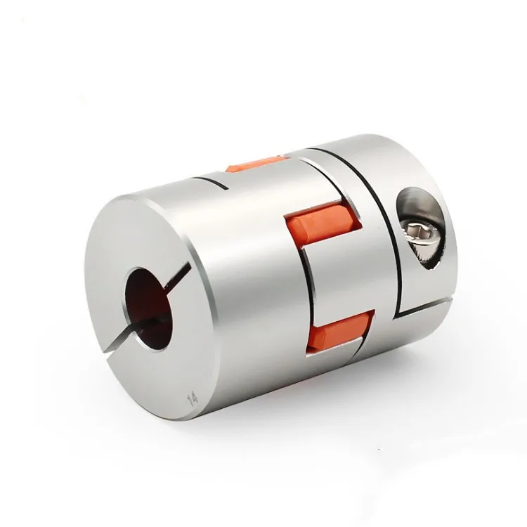 
Flexible plum clamp coupler shaft size CNC Jaw shaft coupling 6/6.35/8/10/12/14/16mm 