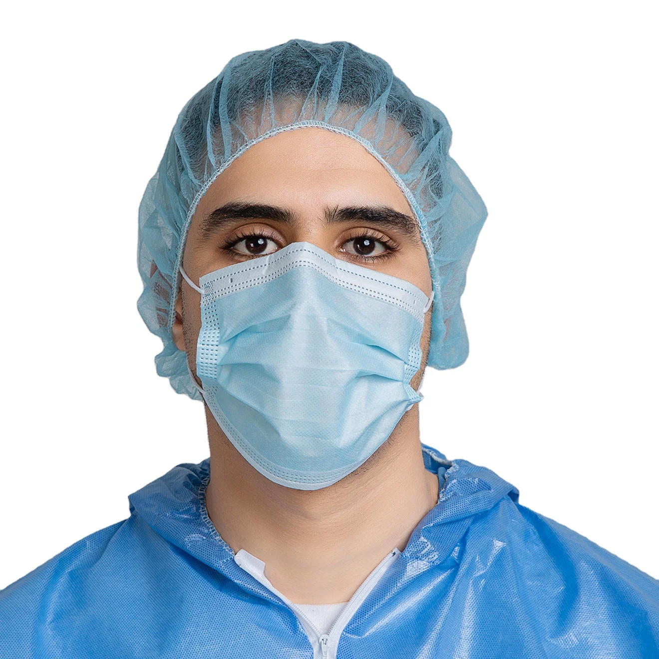 Black white blue Disposable Face Mask 3 Ply Elastic Ear Loop Mouth Nose Cover Dust Masks for Adults