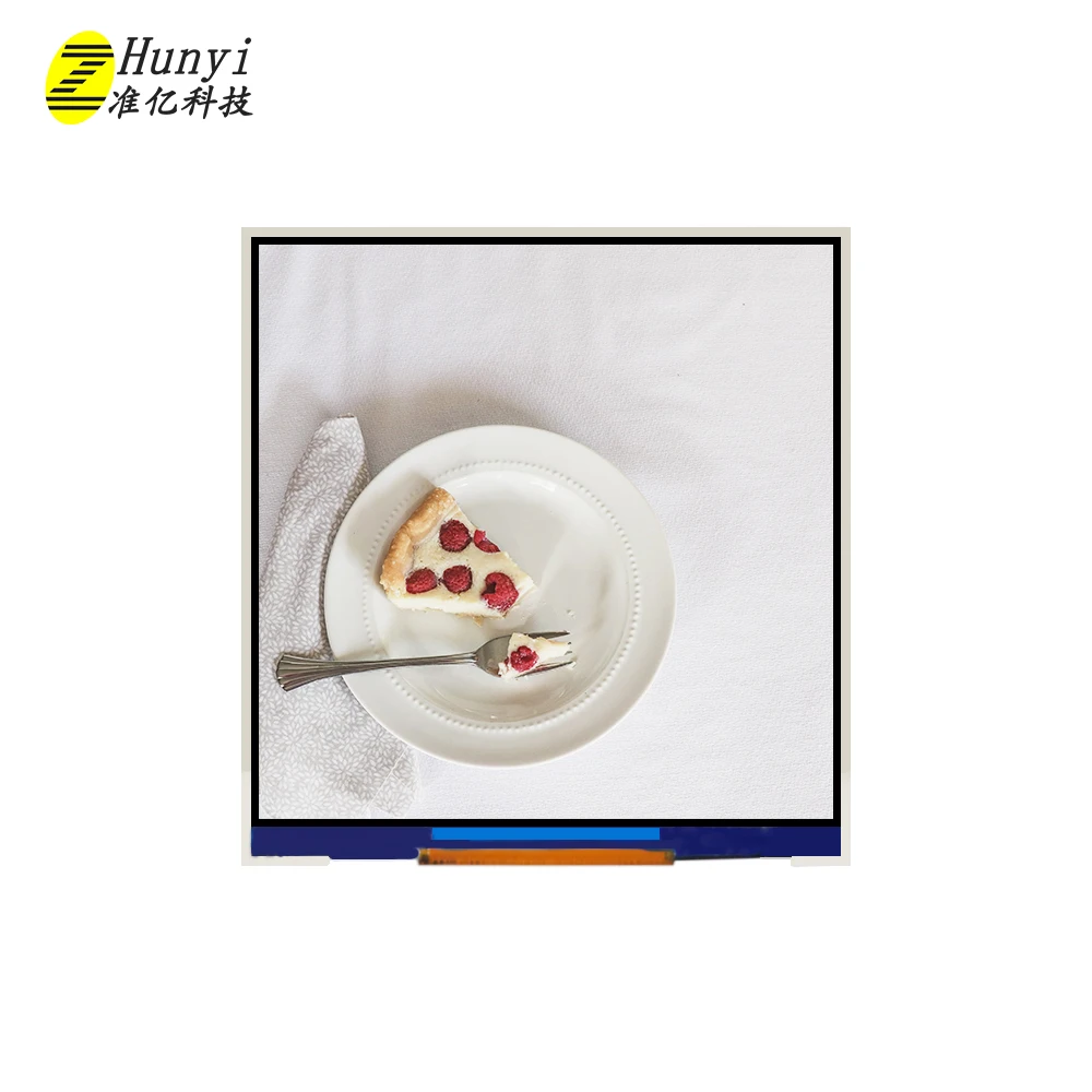 3.4inch square tft lcd 480*480 lcd display spi+rgb/mipi interface normally black 500nits tft lcd