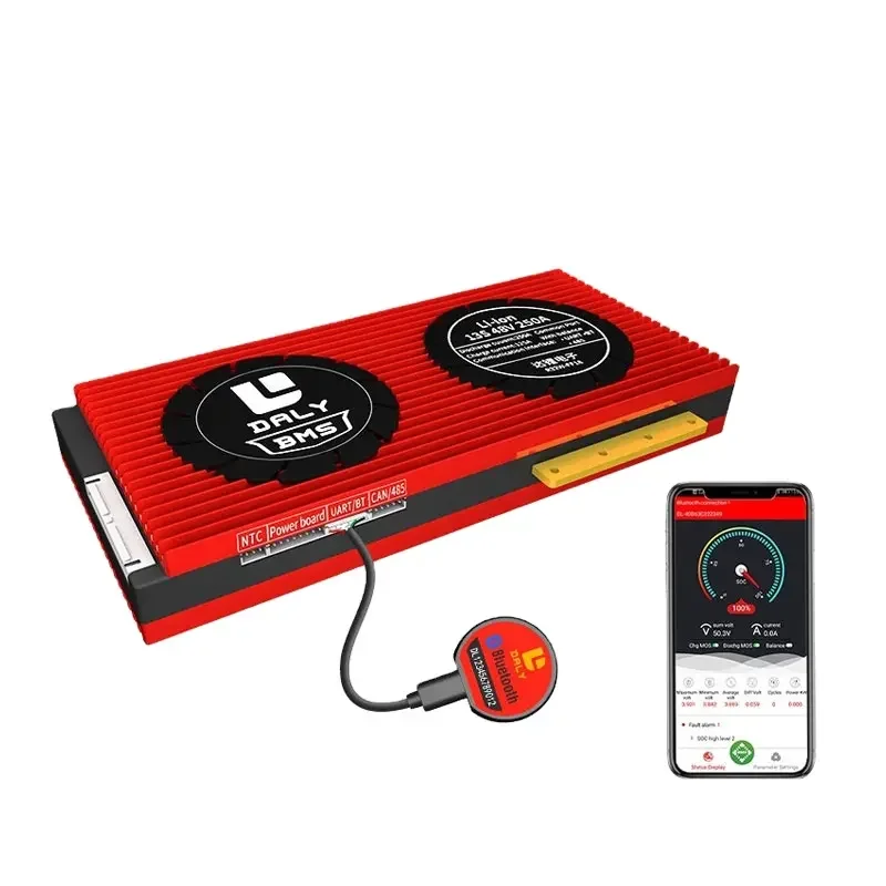Daly BMS LiFePo4 4S 12V 30A 40A 50A 60A 80A 100A 150A 200A smart balancer LiFePo4 Battery 18650 BMS with Balance lithium board